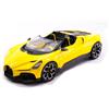 Burago BUGATTI W16 MISTRAL CABRIOLET YELLOW 1:18 Burago Auto Stradali -I- Modellino Nuo