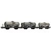 Rivarossi SET 3 CARRI CISTERNA A DUE ASSI EPOCA IV 1:87 Rivarossi Treni -I- Modellino Nuov