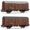 Rivarossi FS 2 UNITA' DI CARRI CHIUSI Ghs C/BASSI A EPOCA IV-V 1:87 Rivarossi Treni -I- Mo