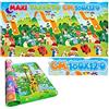 TrAdE Shop Traesio TAPPETO GIOCO BAMBINI DOUBLE FACE MISURE MAXI TAPPETONE SCHIUMA XEVA 120X180CM