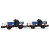 Rivarossi FS 2 UNIT TANK WAGONS "IP" EP.IV 1:87 Rivarossi Treni -I- Modellino Nuovo