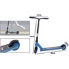 TrAdE Shop Traesio MONOPATTINO DUE RUOTE VELOCE E LEGGERO VERSATILE PER BAMBINI E RAGAZZI SVAGO
