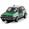 Scalextric VW GOLF MK1 POLIZEI SLOT 1:32 Scalextric Slot -I- Modellino Nuovo
