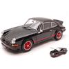 Welly PORSCHE 911 CARRERA RS 1973 BLACK/RED 1:18 Welly Auto Stradali -I- Modellino Nuo