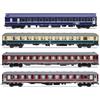 Rivarossi FS DBNS 4-UNIT PACK 1 CARROZZE ITALIA-OLANDA EP.V 1:87 Rivarossi Treni -I- Model
