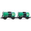 Rivarossi FS 2 UNIT PACK 2-AXLE TANK WAGON BP EP.IV 1:87 Rivarossi Treni -I- Modellino Nuo