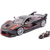 Burago FERRARI FXX-K N.5 2015 BLACK/RED 1:18 Burago Auto Stradali -I- Modellino Nuovo