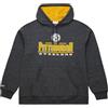 Mitchell & Ness NFL Throw It Back | Felpa con Cappuccio in Pile | Logo Vintage