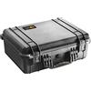 Peli Protector 1520 Valigia di protezione robusta per apparecchiature sensibili, IP67 Impermeabile, Capacità di 24L, Prodotto in Germania, Con Inserto in schiuma personalizzabile, Colore Nero