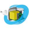 Celly Cavo Celly per ricarica domestica da USB-C a Lightning (MFI)