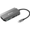 SANDBERG Docking station Sandberg Usb-C 6in1 Travel Dock