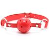 TOYZ4LOVERS Ball Gag Easy Breathable Hole ROSSO