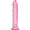 TOYZ4LOVERS Dildo Realistico Jelly Amedeo 19 cm ROSA TRASPARENTE