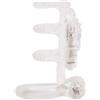 CHISA NOVELTIES Anello Vibrante Dual Vibrating Cock Cage TRASPARENTE