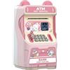 Salvadanaio ATM con musica Giocattolo ATM Codice di accesso Scatola valuta Luci