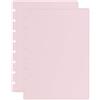 PATIKIL Copertina Notebook Legatoria 6.3 x 8.66 Formato A5 Rosa Chiaro | 1 Set, A Dischi In Pelle, Copertina Planner A Dischi, Per Notebook Ufficio