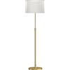 HOMCOM Lampada da Terra con Telecomando e Luminosità Regolabile 3000K-6000K, Paralume in Tessuto, Crema | Aosom Italy