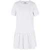 URBAN CLASSICS Vestito Bambina a Maniche Corte in Cotone, Vestito Estivo Ragzza, Abito Casual Disponibile in Diversi Colori e Taglie 110/116 - 158/174