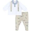 Chicco, Completo Neonato, Coprifasce e Ghettine in Morbido Cotone, Ideale per Primavera e Autunno, Idee Regalo Nascita, Designed in Italy, Abbigliamento Neonato 0-24 Mesi