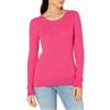 Amazon Essentials Maglione Leggero a Maniche Lunghe con Lavorazione a Trecce Donna