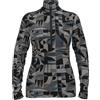Odlo Thermounterwäsche Heritage I Merino Unterwäsche Damen I Langarm Thermoshirt Maglietta, Provincial Blue - Nero, S Bambine e Ragazze