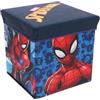 Marvel Pouf Spiderman per bambini multifunzione contenitore porta oggetti Spider per sedersi 30 cm