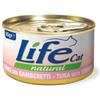 LIFE PET Life cat tonno con gamberetti 85gr