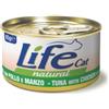 LIFE PET Life cat tonno con pollo e manzo 85gr