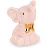 Cupido&Co. Elefantino Rosa Decorativo - Bomboniera Nascita e Battesimo H 5 cm