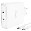 MAXO 100W 2P USB-C GAN CHARGER WHT