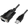 LogiLink AU0048A - Cavo adattatore USB 2.0 (tipo A) a seriale (RS232-9pin) per Win 11, lunghezza 1,5 m