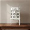 Vetrina in miniatura per casa delle bambole, mobili in legno, design classico,