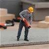 Figurina Di Operaio Edile In Scala 1/18, Altamente Dettagliata, Dipinta A Mano,