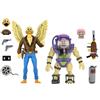 neca action figure 2-pack - ace duck e mutagen man, 17 cm in pvc