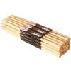 On-Stage On Stage - Bacchette per batteria in noce americano 2B, con punta in nylon, 12 paia