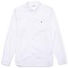 Lacoste Camicia Regular Fit Uomo, Bianco, XXL