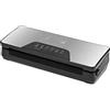 Girmi VT75 Macchina per il Sottovuoto per Alimenti Automatica,130 W, Forza Aspirante -750 mBar, 3 Funzioni sigilla, sottovuoto, contenitori, Panello Soft-Touch, Include rullo, Nero