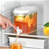 Generic Dispenser per acqua fredda, erogatore per bevande con rubinetto, erogatore per bevande, dispenser per bevande, teiera per succhi con rubinetto, brocca frigo per bevande, teiera per latte e frutta