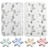 Foaryoer Stampi in silicone a forma di fiocco di neve, 2 stampi natalizi a forma di fiocco di neve, 12 cavità, fiocchi di neve, cioccolato, cubetti di ghiaccio, per cioccolatini fai da te, caramelle, muffin,