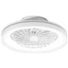 Zephir Ventilatore Plafoniera LED 40W Con Telecomando, RGB E CCT, Corpo Rotante 360°, 6 Velocità, Funzione Reverse, Timer, 7 Pale Trasparenti