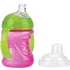 Nuby Tazza Swirl antigoccia, a partire da 6 mesi, colore inviato a caso, 240 ml