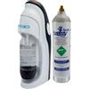 Soda Breezy Gasatore acqua - bianco con bottiglia e bombola da 1 kg ricaricabile