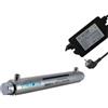 UltraRays Lampada UV depuratore acqua - sistema UV completo - 16W 25 lt/min