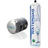 Bombola Co2 monouso 600 gr e riduttore di pressione Co2 con attacco 11x1 monouso