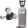 Bombola Co2 in acciaio ricaricabile 10Kg. con valvola residuale e Riduttore di pressione co2