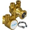 Vitalgoccia Pompa a palette per depuratore acqua - Nuert in ottone 300lt./h. senza by-pass 3/8" F.