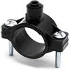 Vitalgoccia Valvola di scarico a morsetto 1/4" compressione nera