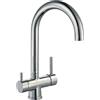 Vitalgoccia Rubinetto Vexia per depuratore acqua 4 vie sostitutivo cromo