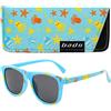 Occhiali da sole per bambini - Età 2-5 anni, Small, Azzurro chiaro con fantasia
