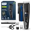 PHILIPS Hair Clipper Serie 7000 Regolacapelli Con Tecnologia Trim-N-Flow Pro, Modello Hc7650/15, Argento Nero